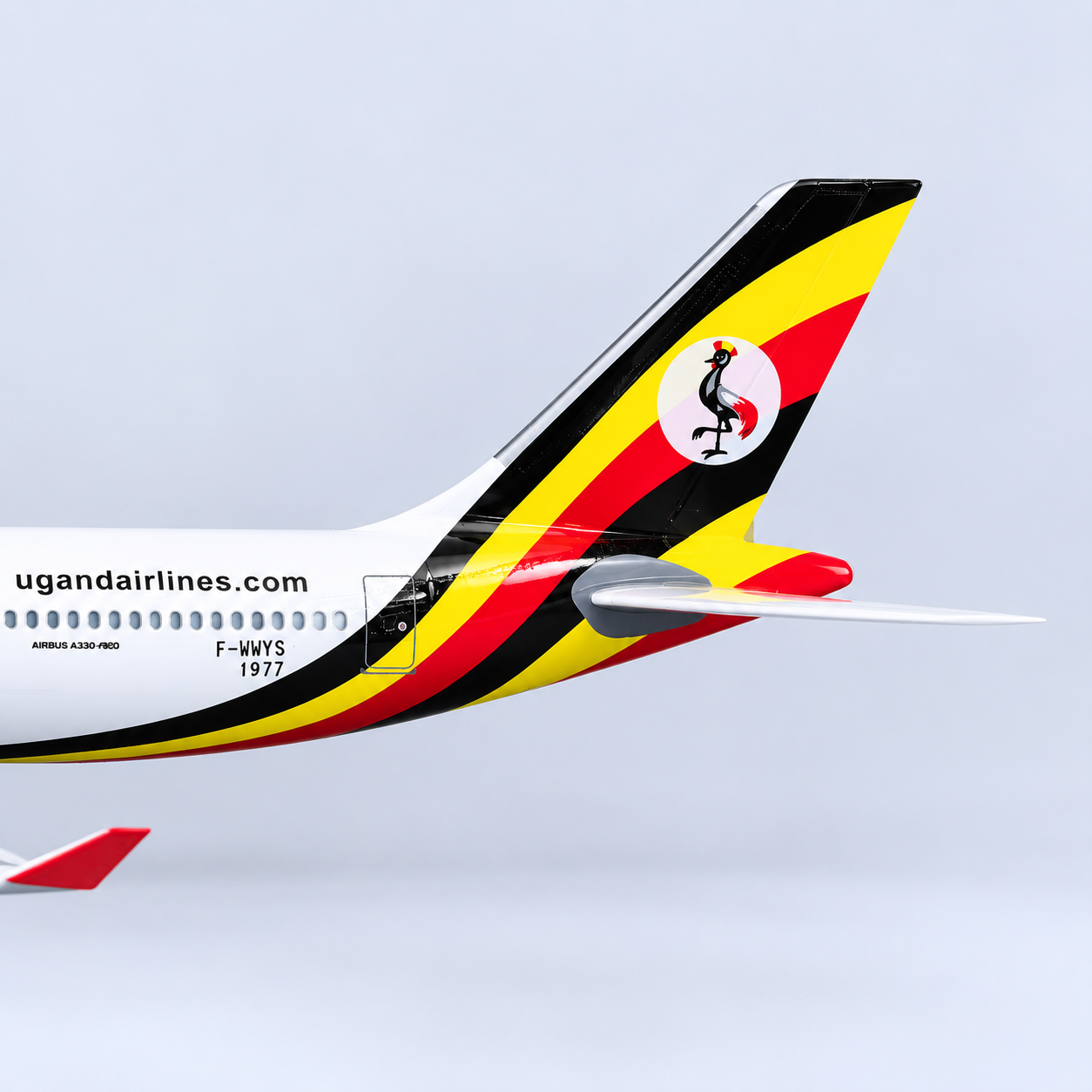 Uganda Airlines Airbus A330 1:135 LED Model | 47cm Aircraft