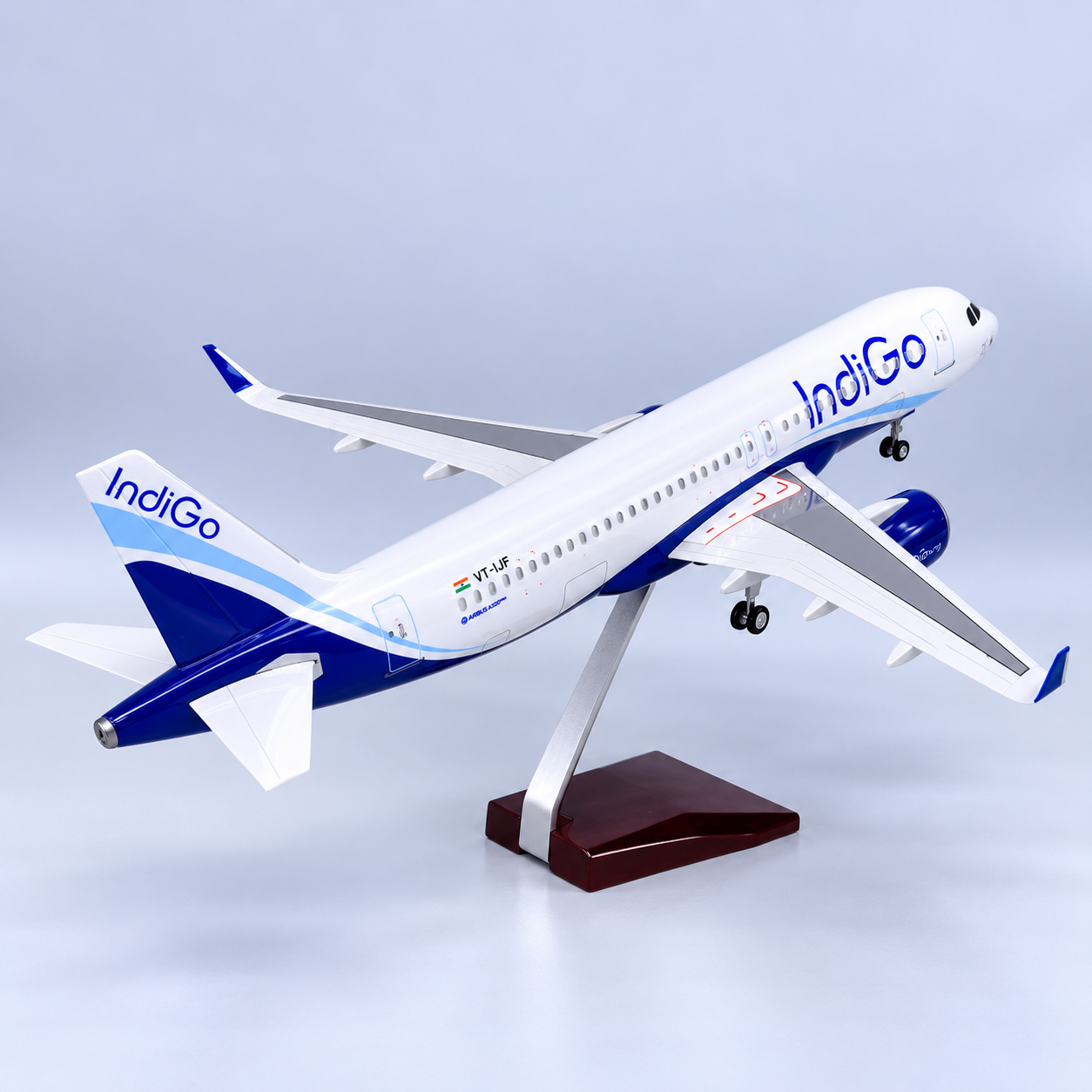 IndiGo Airbus A320neo / A321neo 1:80 Scale LED Aircraft Model