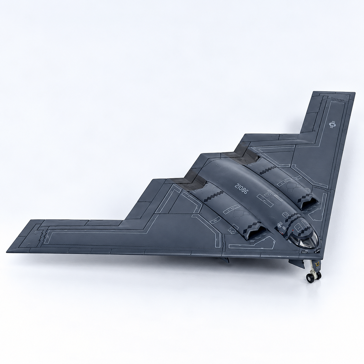 US Air Force B-2A Spirit Stealth Bomber 1:200 Scale Diecast Alloy Aircraft Model