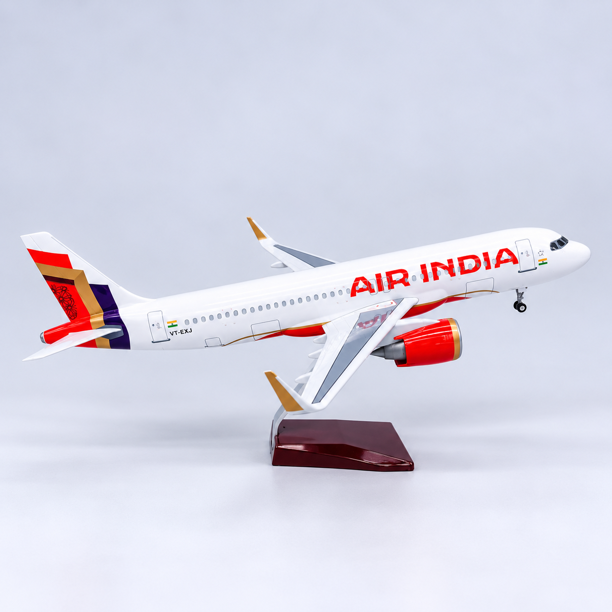 Air India Airbus A320neo 1:80 Scale LED Aircraft Model