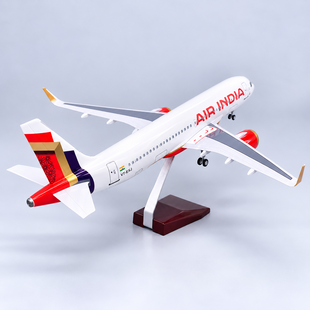 Air India Airbus A320neo 1:80 Scale LED Aircraft Model