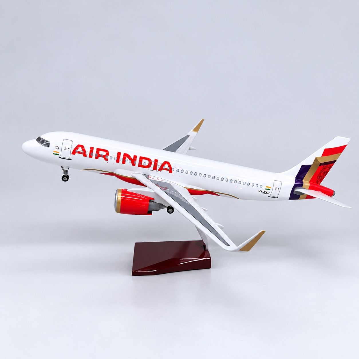 Air India Airbus A320neo 1:80 Scale LED Aircraft Model