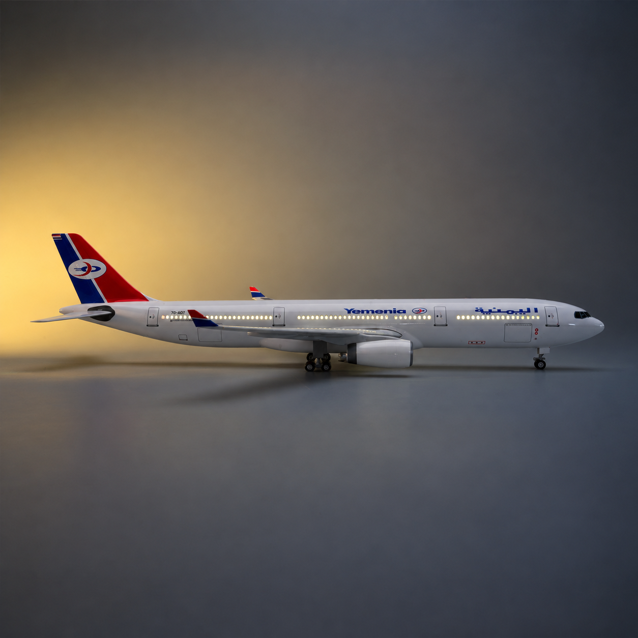 Yemenia Airbus A330-200 1:135 Scale Resin Aircraft Model
