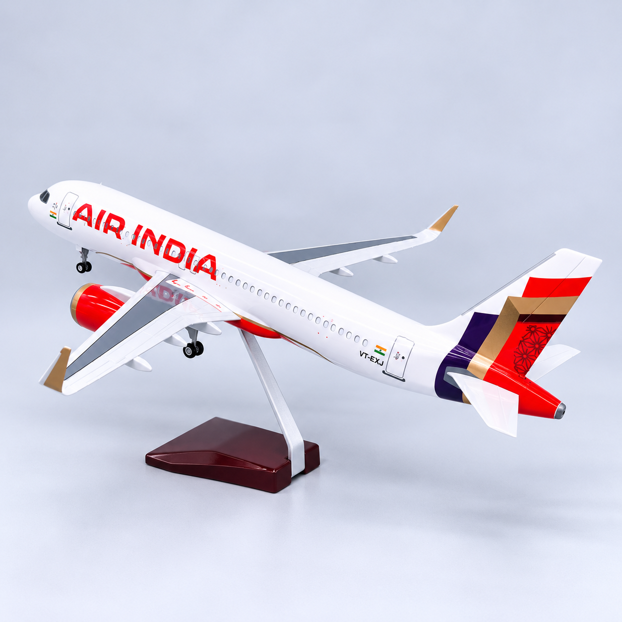 Air India Airbus A320neo 1:80 Scale LED Aircraft Model