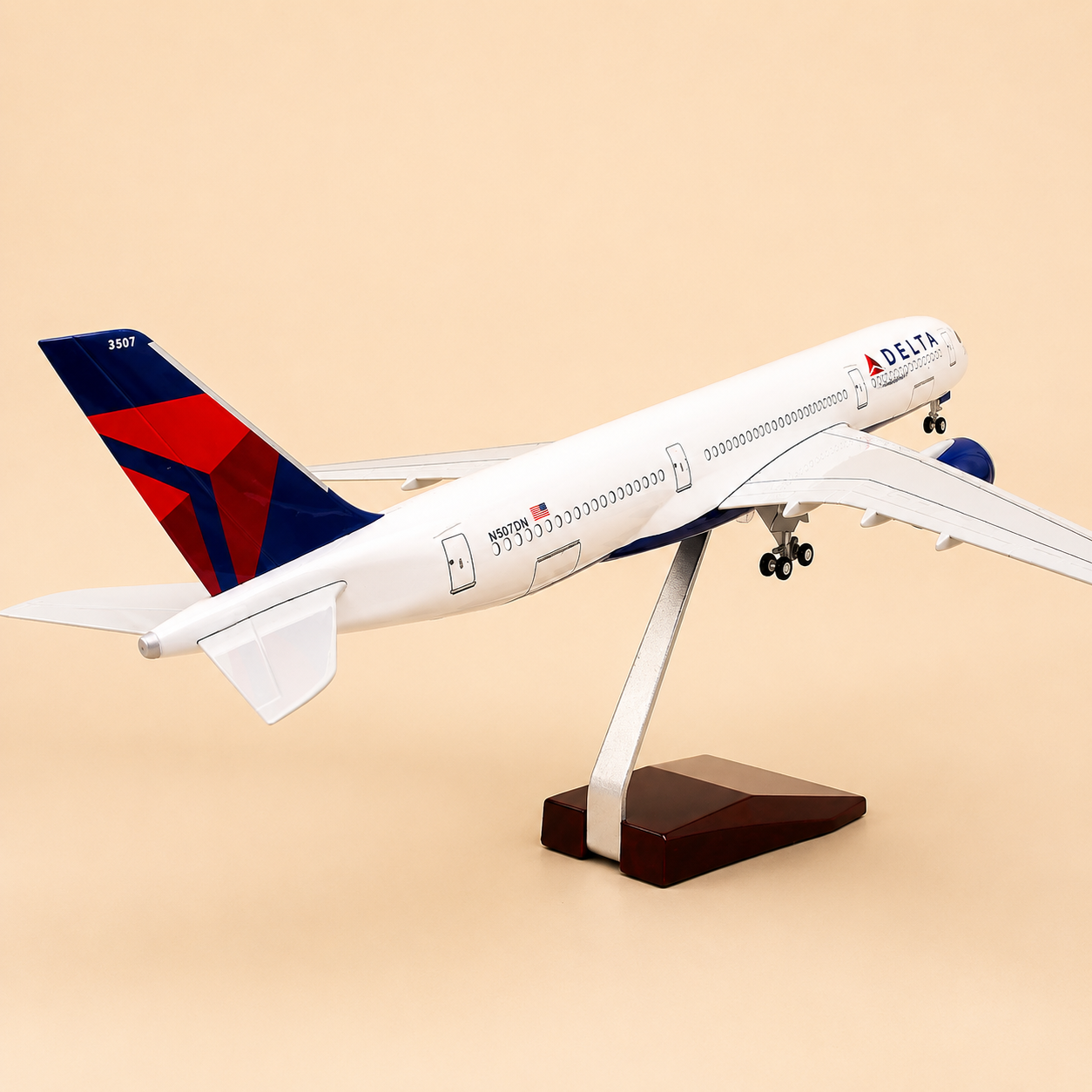Airbus A350-900 Delta Air Lines – Scale 1:142 – 47 cm / 18.5 in – Airplane Model