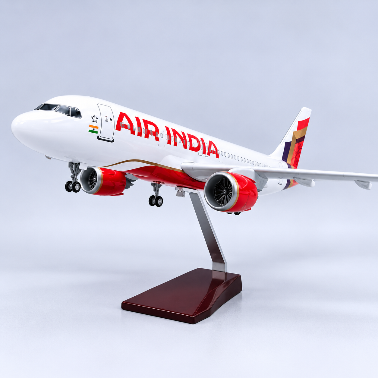 Air India Airbus A320neo 1:80 Scale LED Aircraft Model
