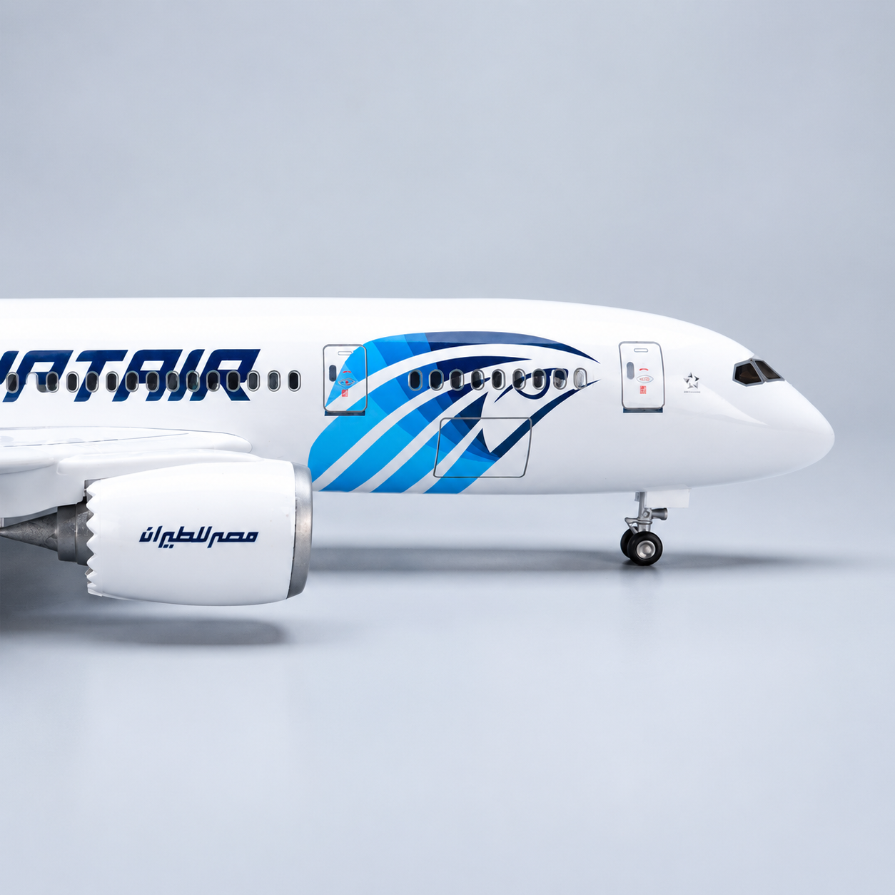 EgyptAir Boeing 787-9 Dreamliner 1:130 LED Model | 43cm Aircraft