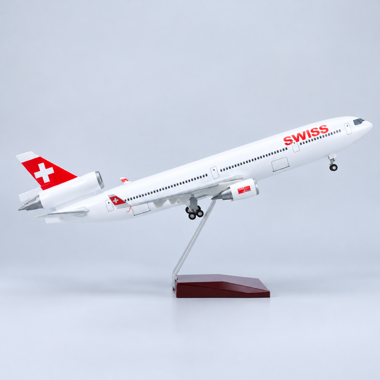 SWISS MD-11 1:130 Scale LED Aircraft Model | SkyCraft Models