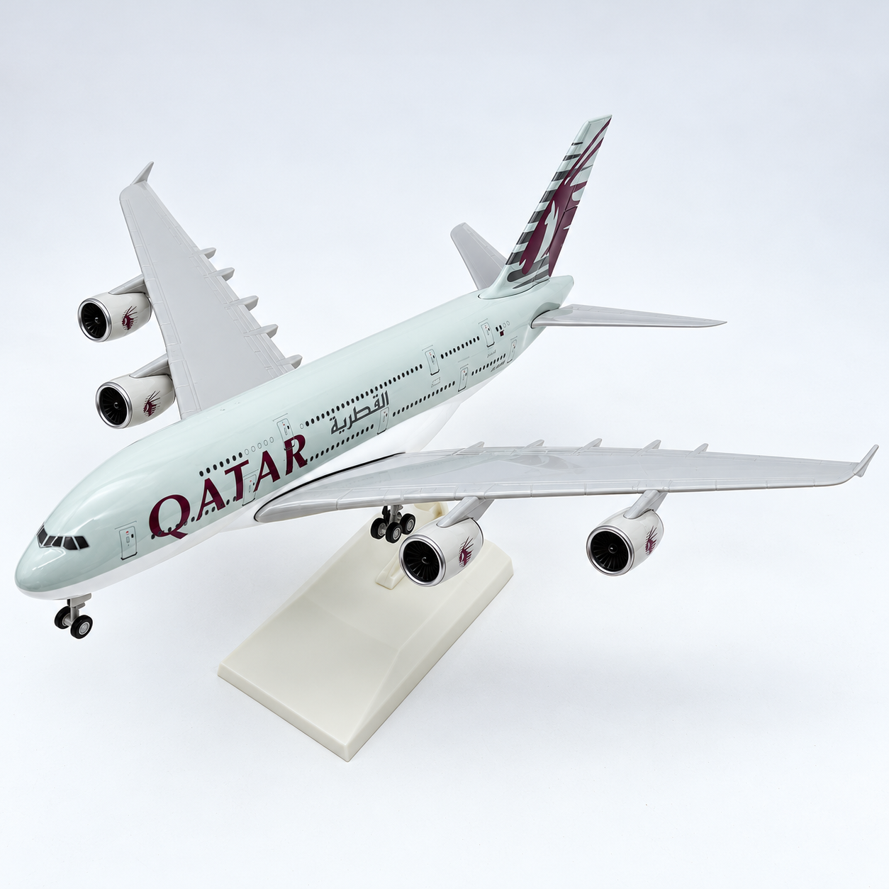 Qatar Airways Airbus A380 Resin Aircraft Model | SkyCraft Models