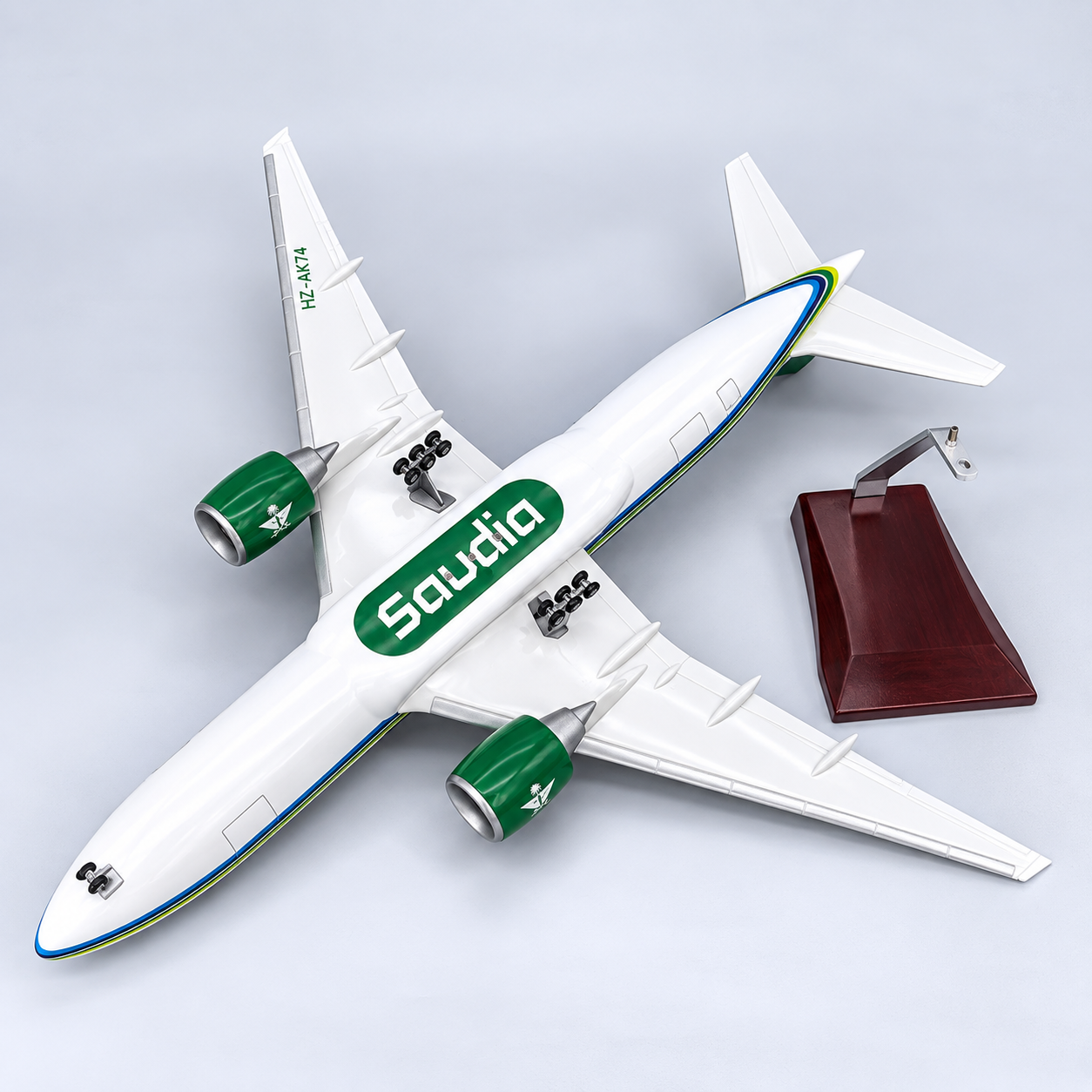Saudia Cargo Boeing 777 Freighter 1:157 Scale Aircraft Model