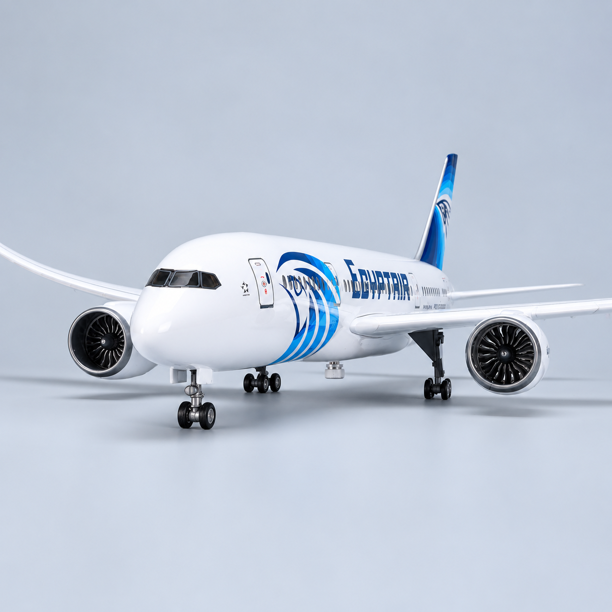 EgyptAir Boeing 787-9 Dreamliner 1:130 LED Model | 43cm Aircraft