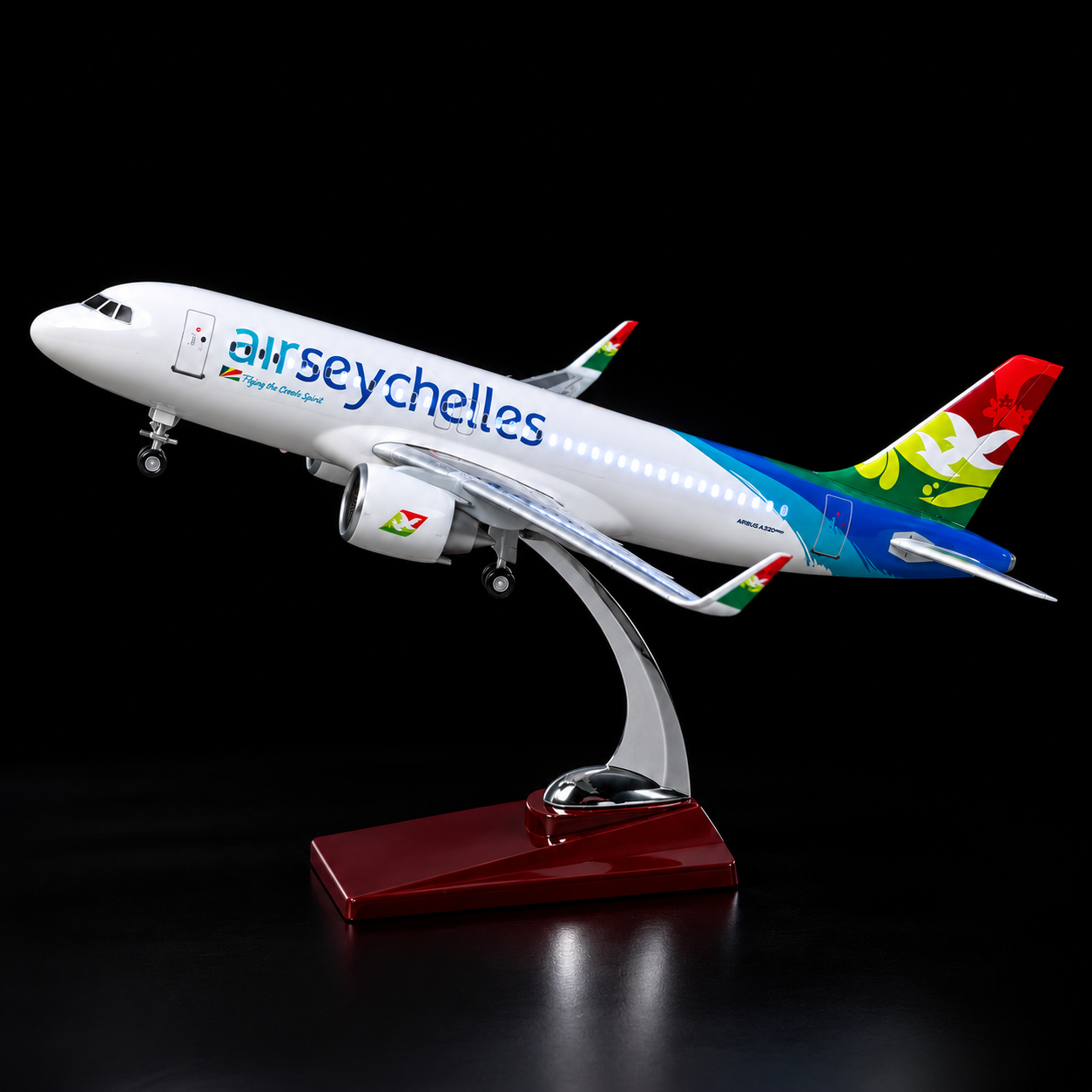 Air Seychelles A320neo 1:80 Resin Aircraft Model | 47cm
