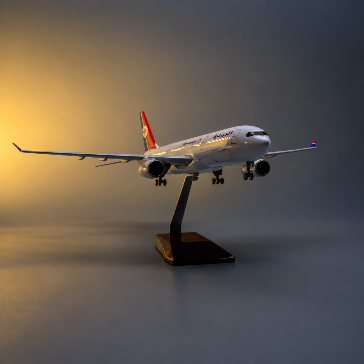 Yemenia Airbus A330-200 1:135 Scale Resin Aircraft Model