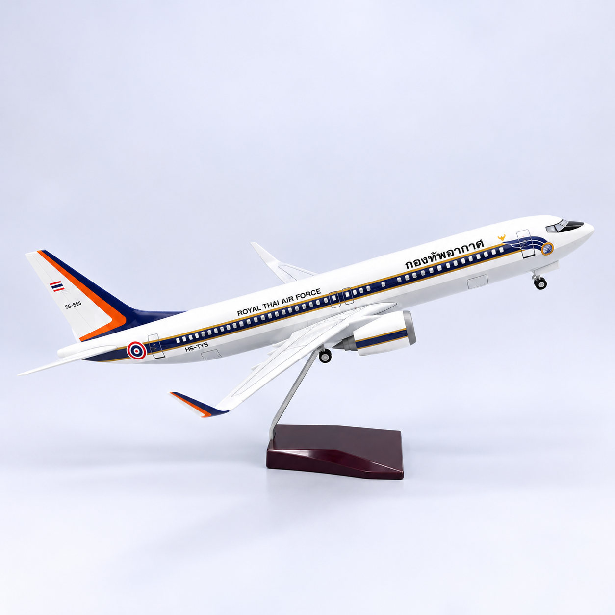 Royal Thai Air Force Boeing 737 1:85 Scale Resin Aircraft Model