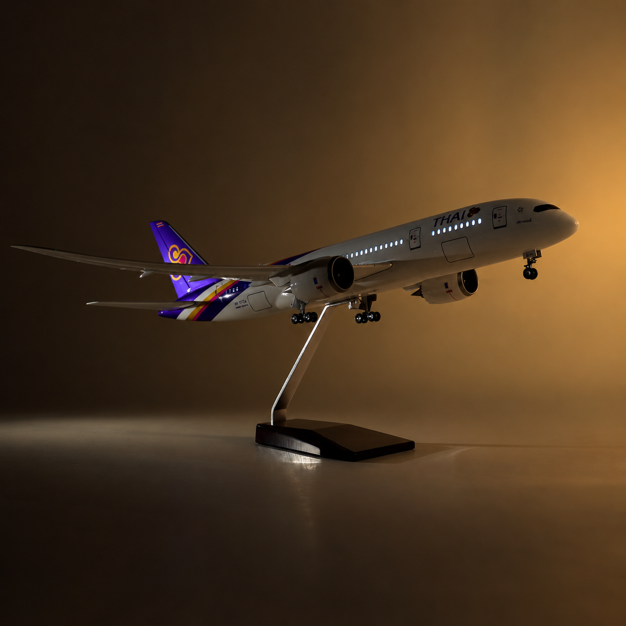 Thai Airways Boeing 787-9 Dreamliner 1:130 Scale Aircraft Model ...
