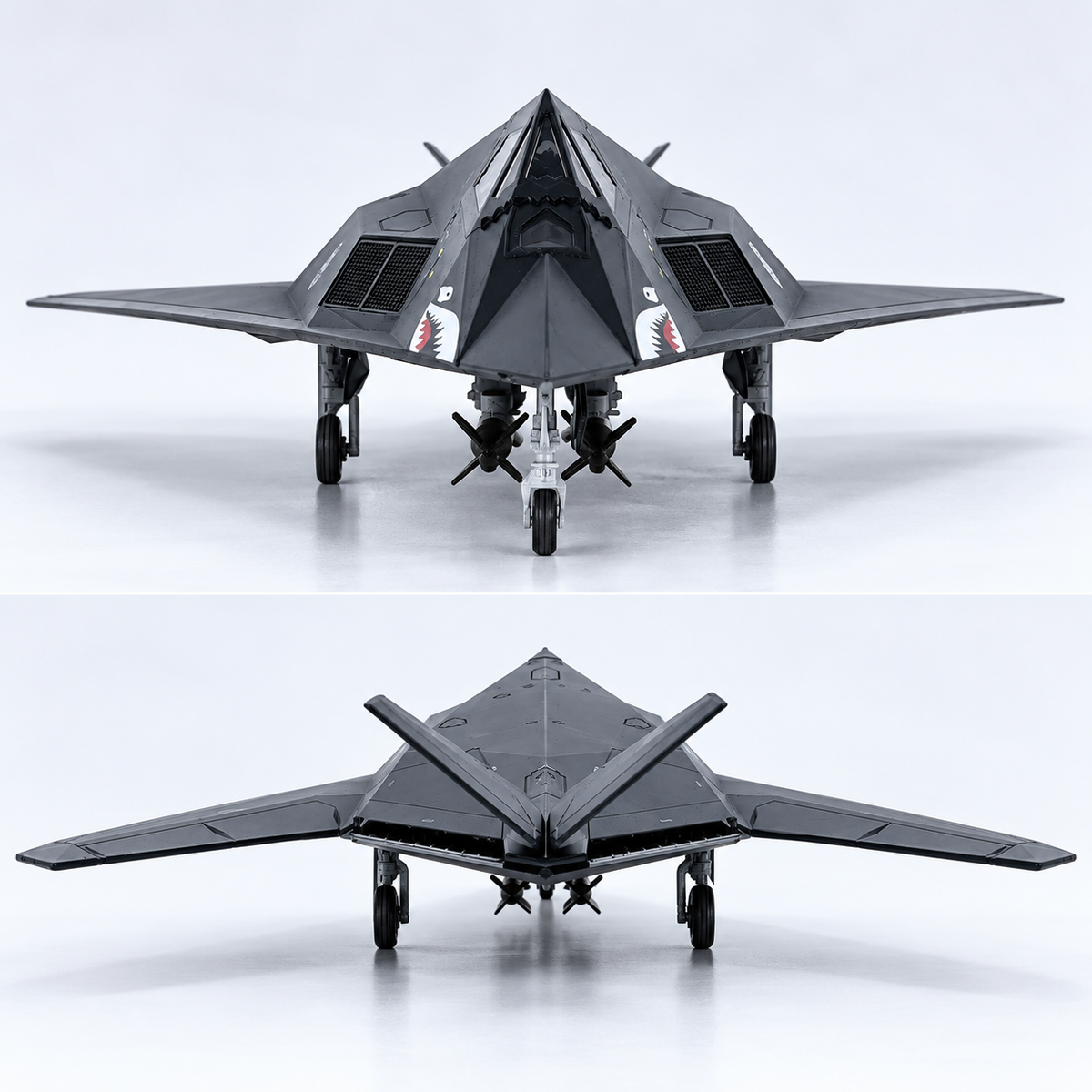 US Air Force F-117 Nighthawk Stealth Aircraft 1:72 Scale Diecast Alloy & ABS Display Model