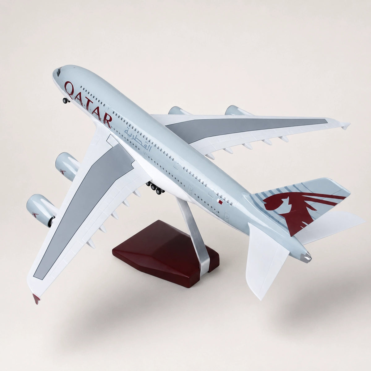 Qatar Airways Airbus A380 1:160 Scale Resin Airplane Model with