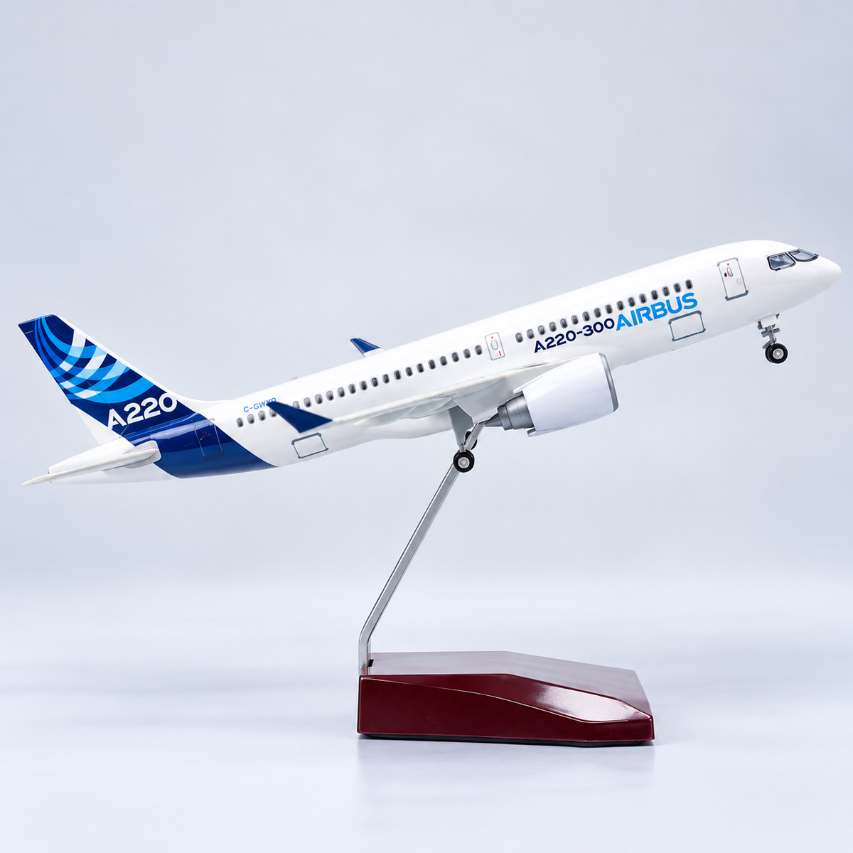 Airbus A220-300 1:100 LED Aircraft Model – 38cm 