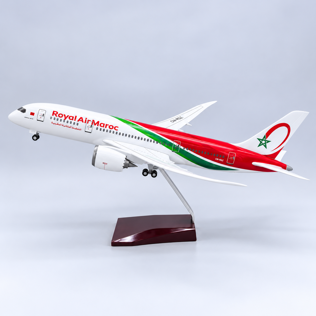 Royal Air Maroc Boeing 787-8 Dreamliner 1:130 Scale LED Aircraft Model