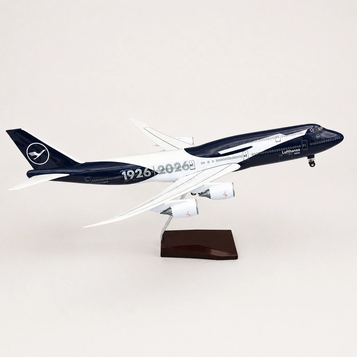 Lufthansa Boeing 747-8 100th Anniversary 1:150 Scale Airplane Model