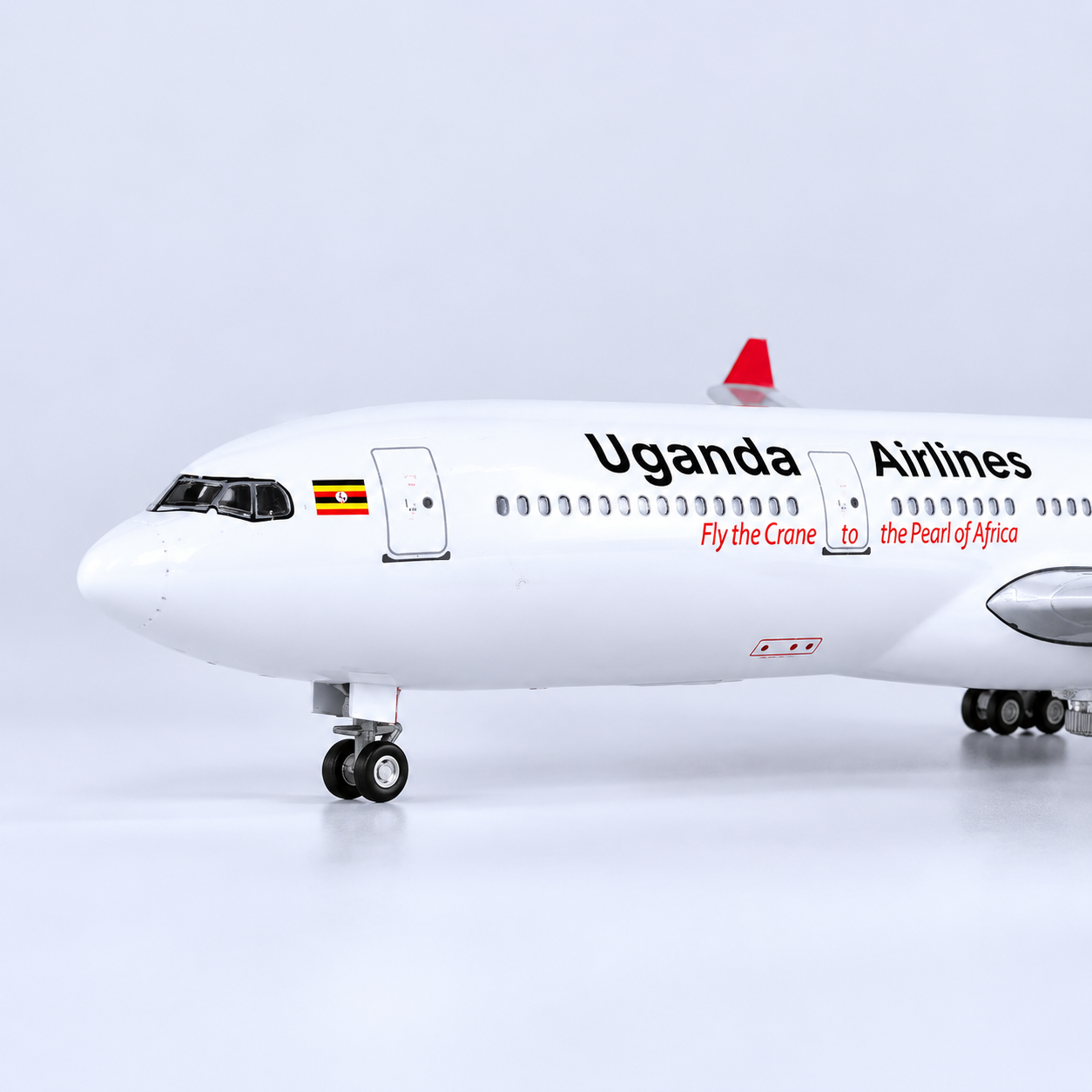 Uganda Airlines Airbus A330 1:135 LED Model | 47cm Aircraft
