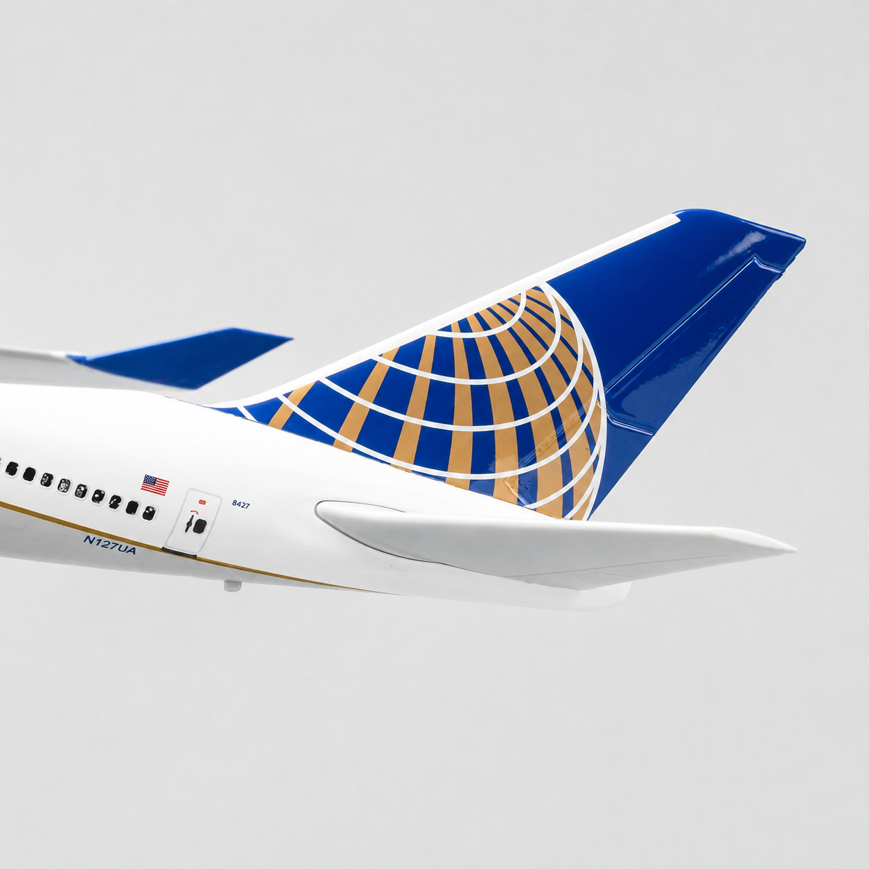 United Airlines Boeing 747 Aircraft Model