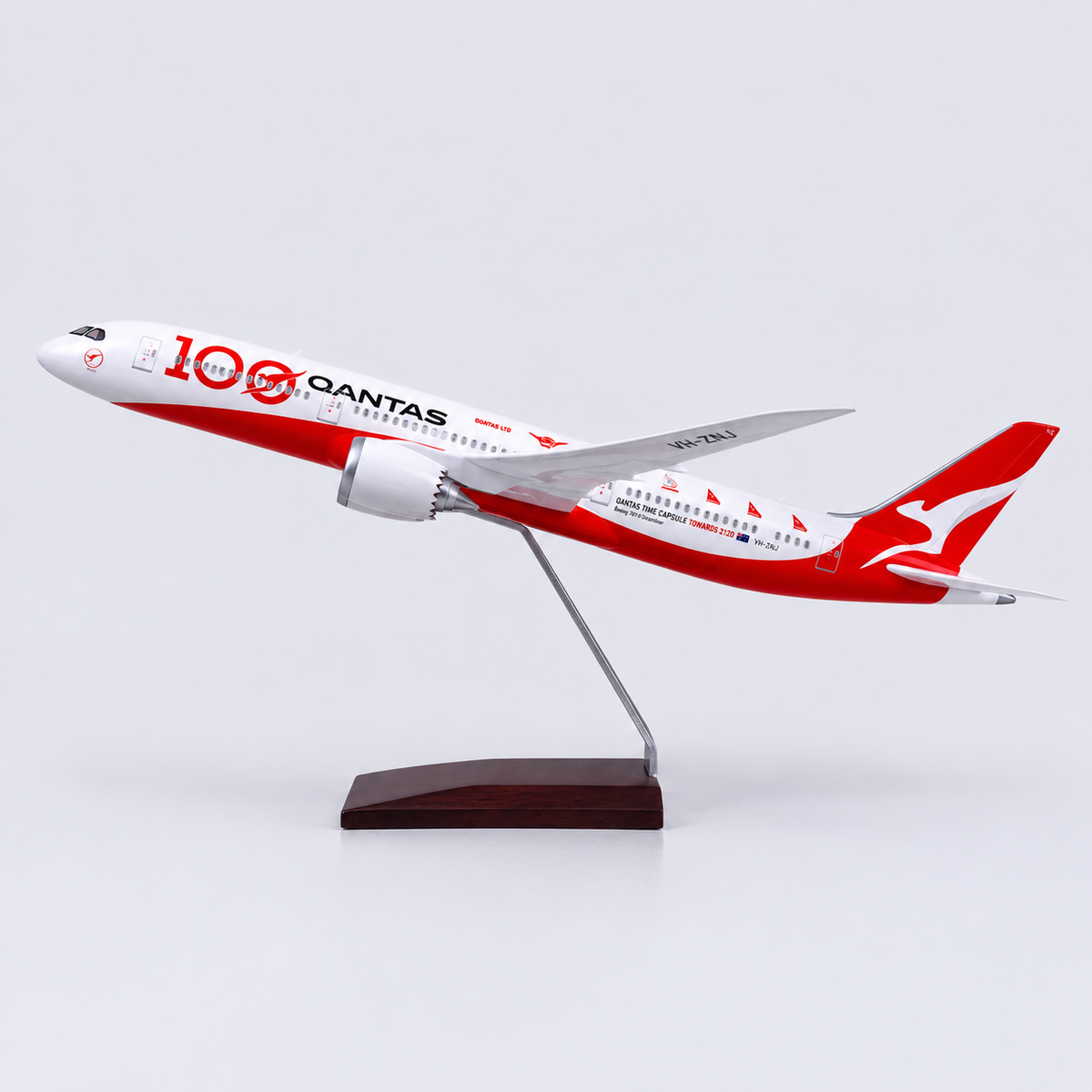 Qantas 100th Anniversary Boeing 787-9 1:130 LED Model | 43cm