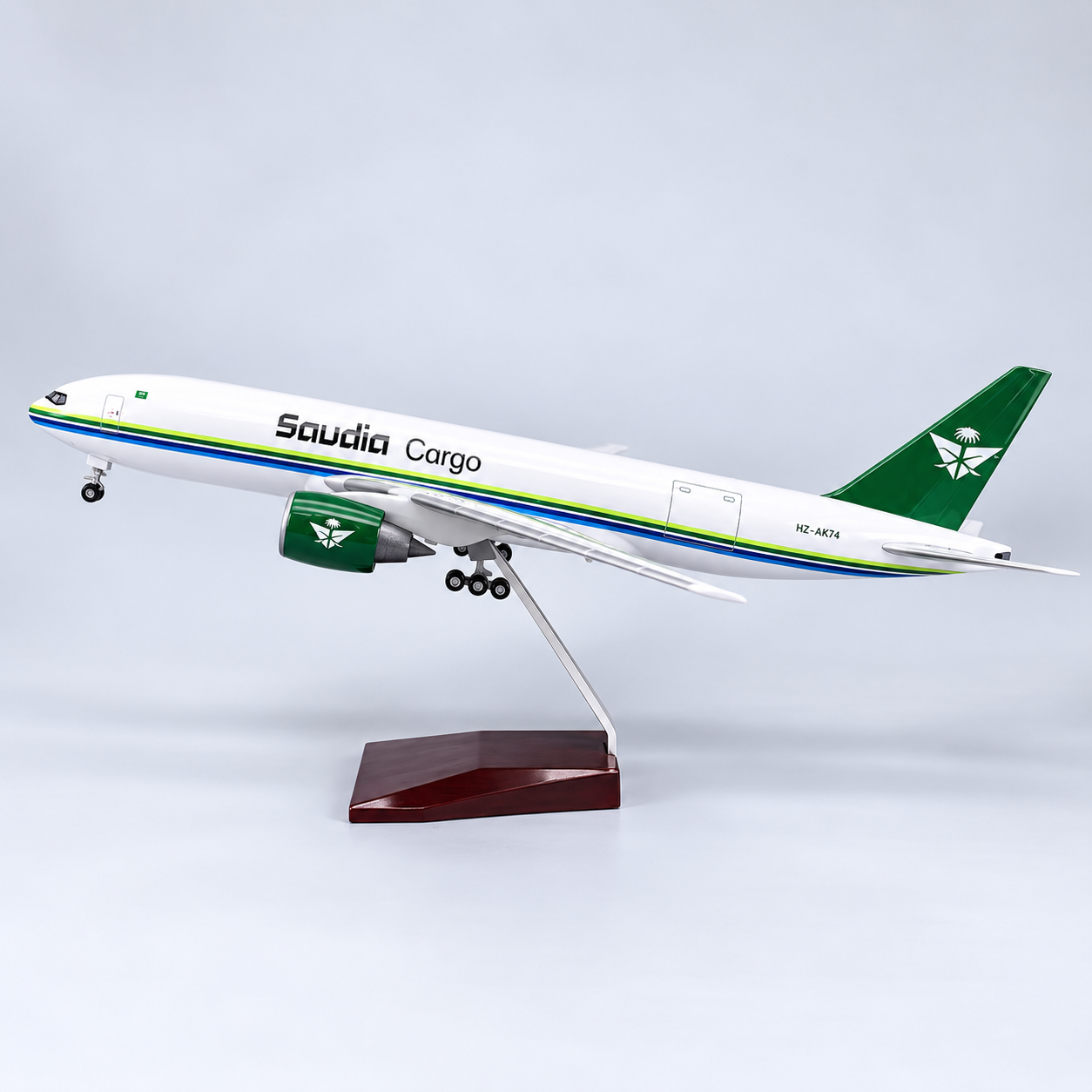 Saudia Cargo Boeing 777 Freighter 1:157 Scale Aircraft Model