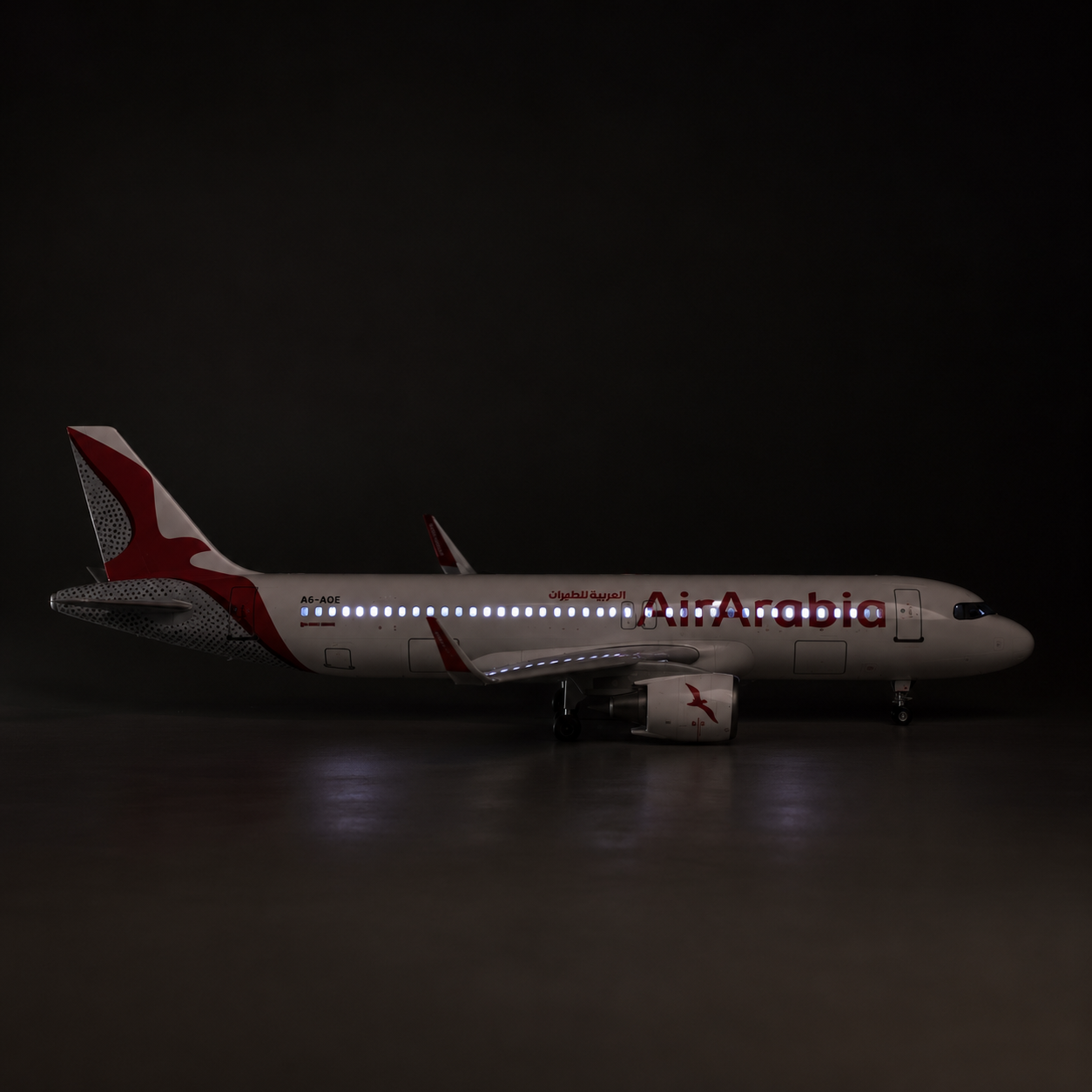 Air Arabia Airbus A320neo 1:80 LED Aircraft Model | 47cm