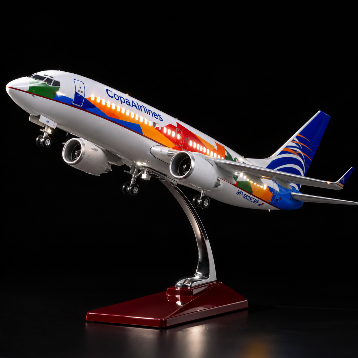 Copa Airlines Boeing 737 BIOMUSEO 1:85 LED Model | 47cm