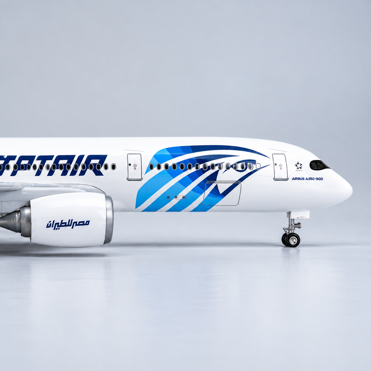 EgyptAir Airbus A350-900 1:142 LED Aircraft Model