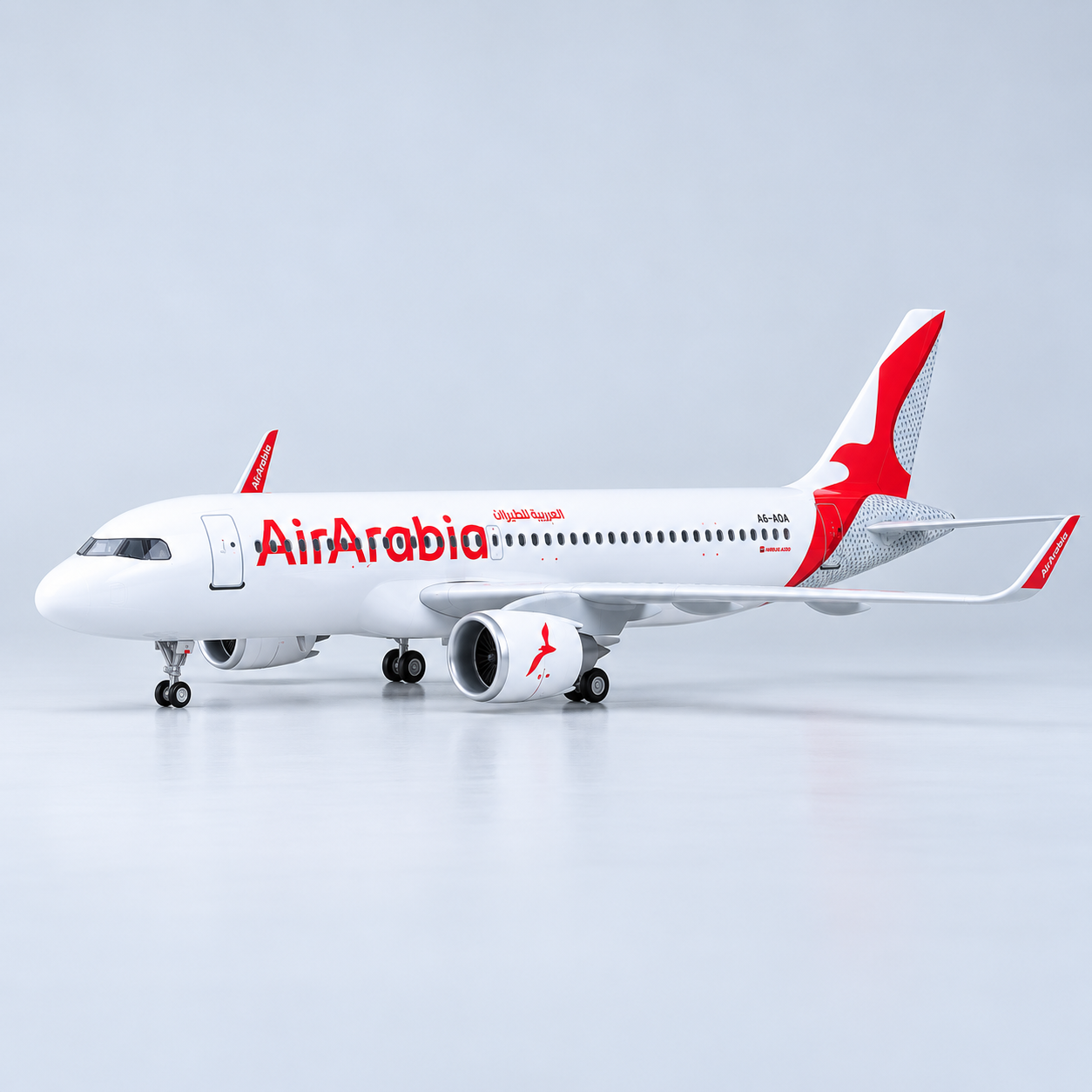 Air Arabia Airbus A320neo 1:80 LED Aircraft Model | 47cm