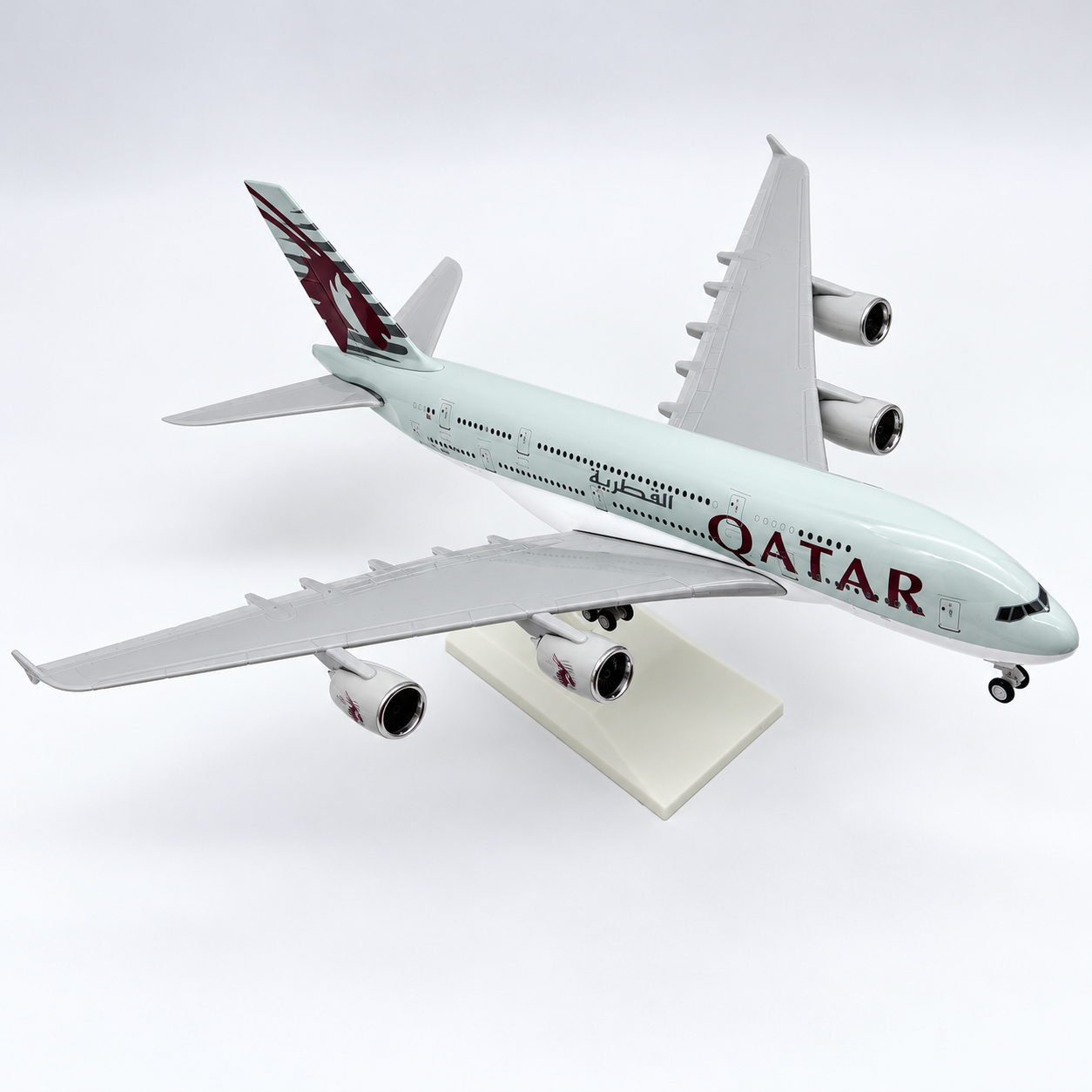 Qatar Airways Airbus A380 Resin Aircraft Model | SkyCraft Models