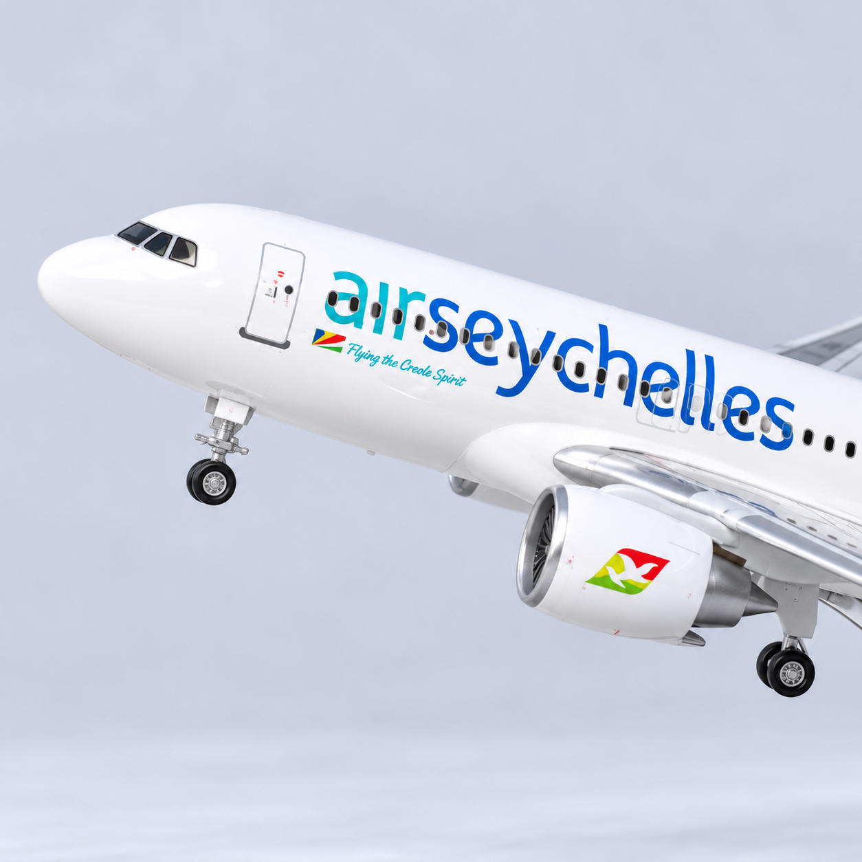 Air Seychelles A320neo 1:80 Resin Aircraft Model | 47cm