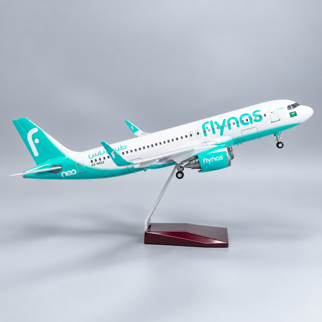 Flynas Airbus A320neo 1:80 Scale LED Aircraft Model