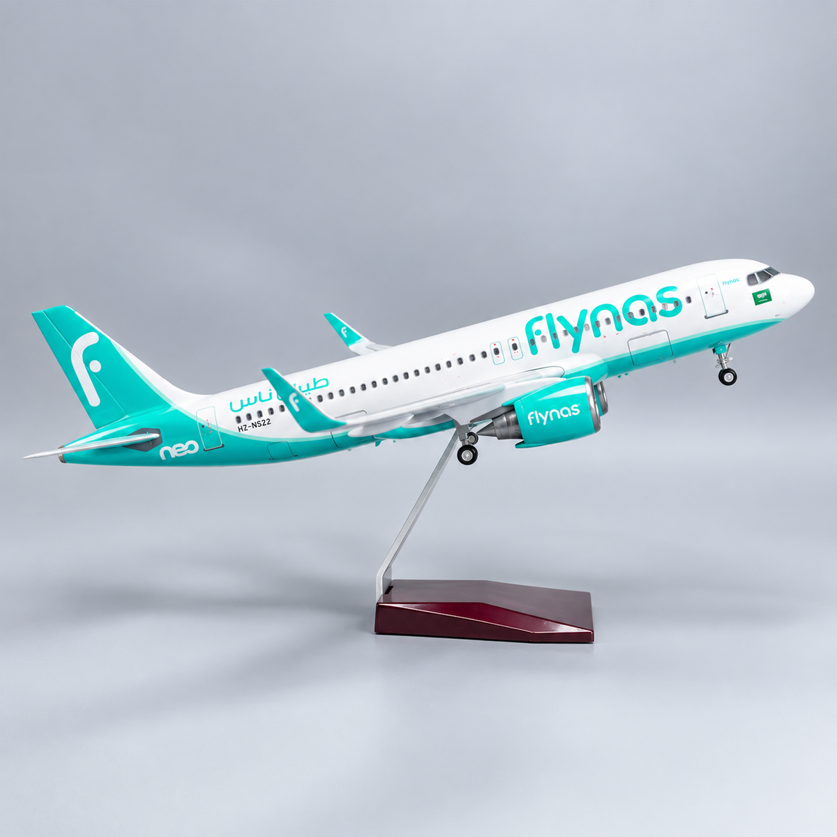 Flynas Airbus A320neo 1:80 Scale LED Aircraft Model