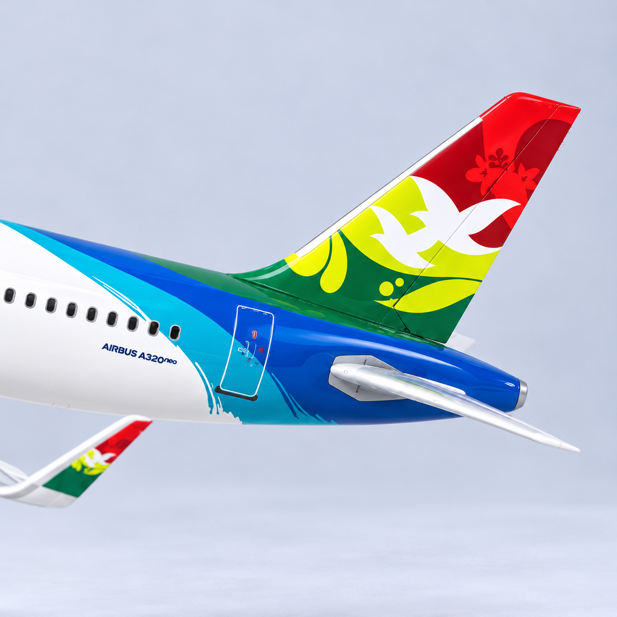 Air Seychelles A320neo 1:80 Resin Aircraft Model | 47cm