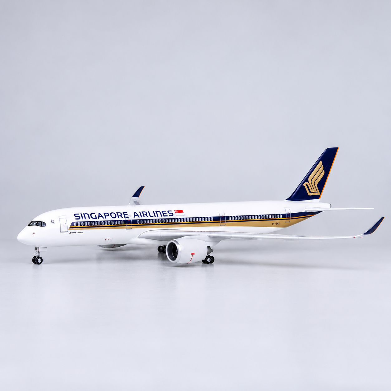 Singapore Airlines A350 1:142 LED Aircraft Model | SkyCraft Models