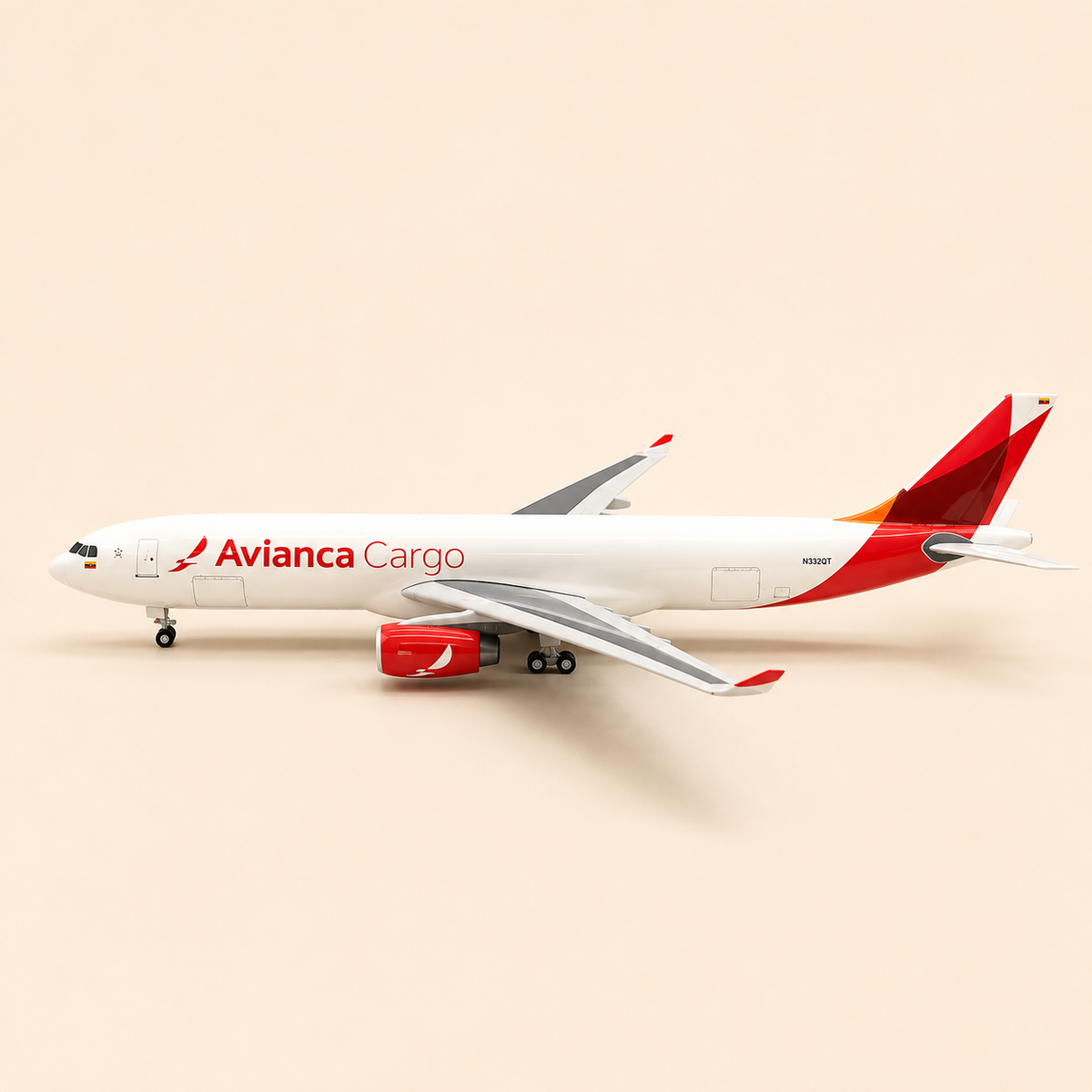 Avianca Cargo Airbus A330-200F 1:135 Scale Airplane Model – 47 cm / 18.5 in | Static Display Edition