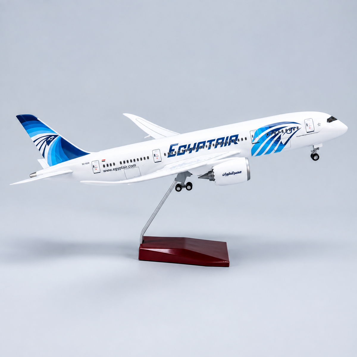 EgyptAir Boeing 787-9 Dreamliner 1:130 LED Model | 43cm Aircraft