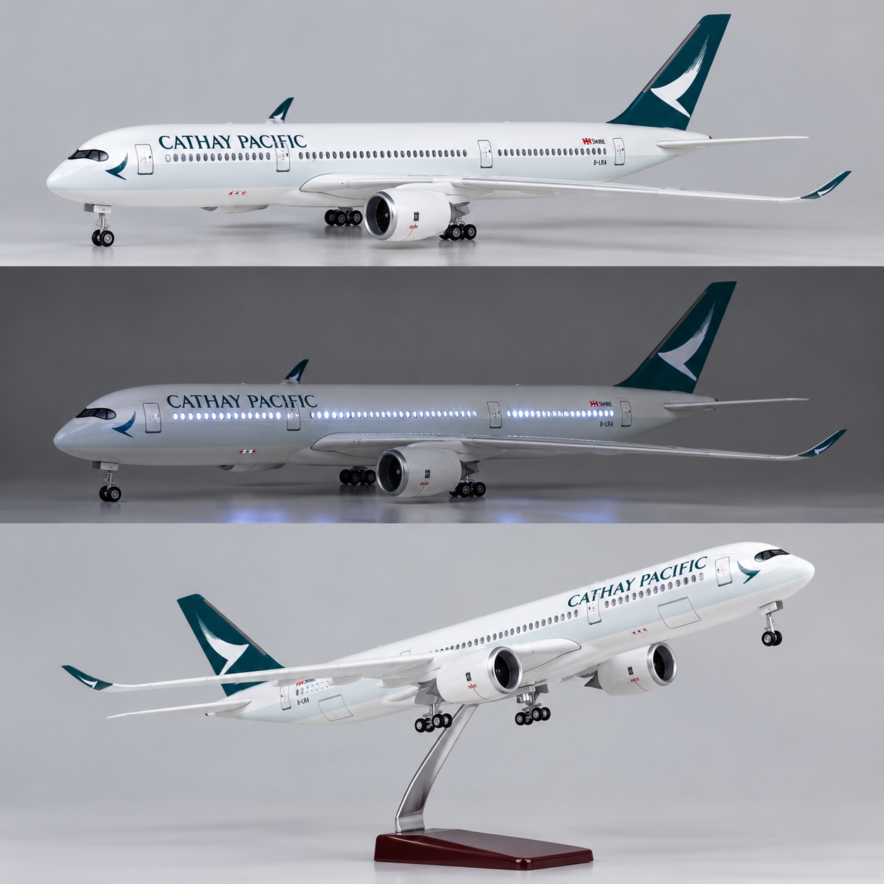 Cathay Pacific A350-900 1:142 LED Aircraft Model | 47cm