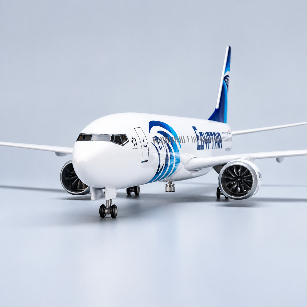 EgyptAir Boeing 737-800 1:85 LED Model | 47cm Aircraft