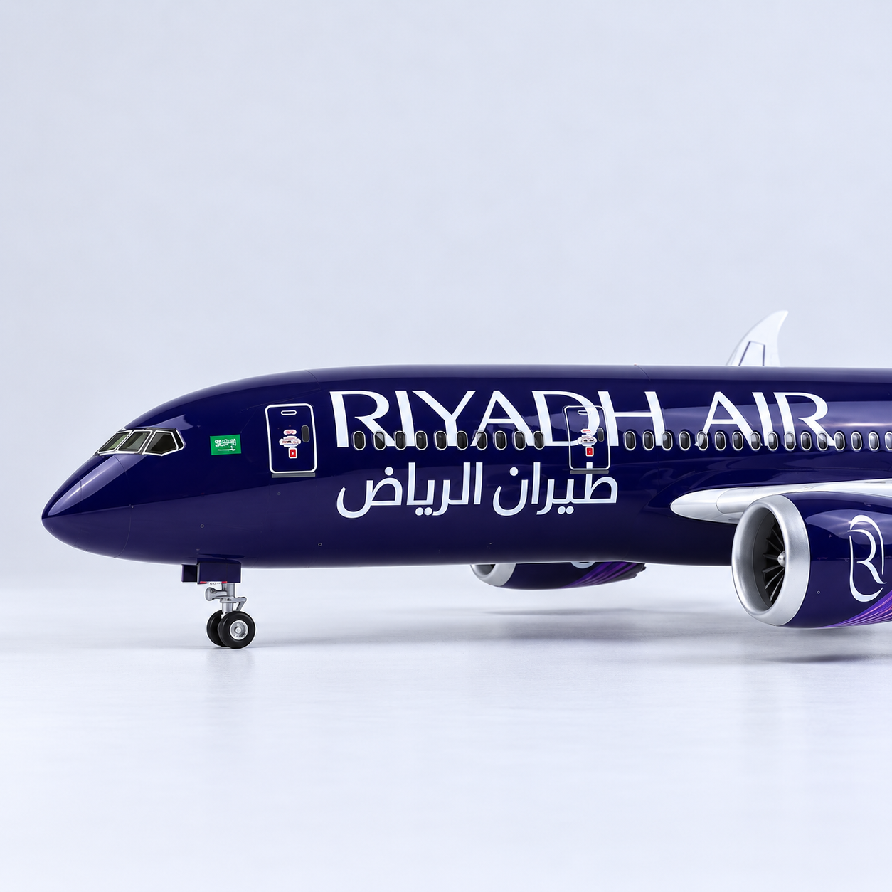 Riyadh Air Boeing 787-9 Dreamliner 1:130 Scale Aircraft Model 