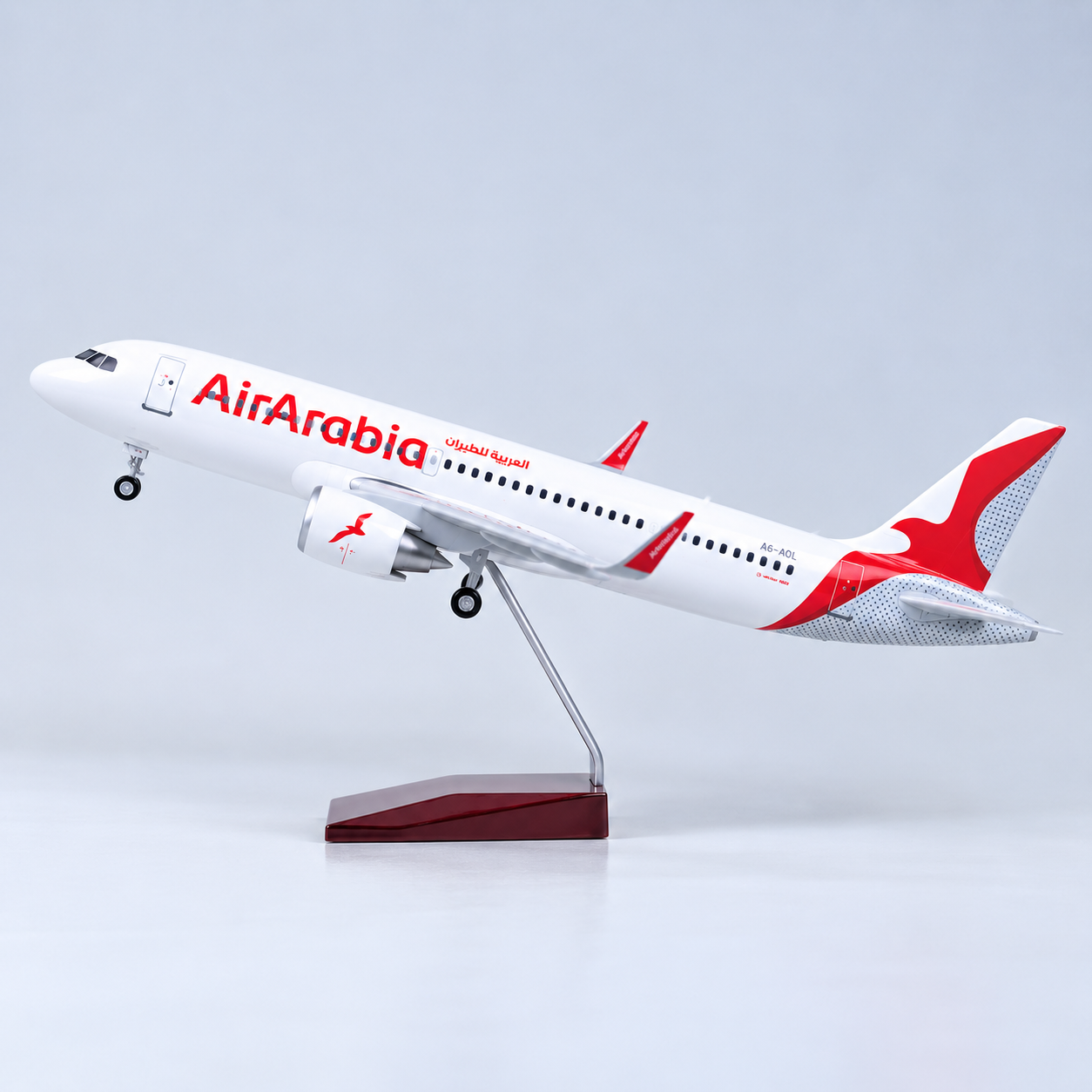 Air Arabia Airbus A320neo 1:80 LED Aircraft Model | 47cm