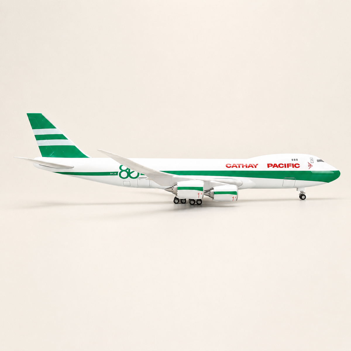 Cathay Cargo 80th Anniversary Boeing 747-8F 1:160 Scale Airplane Model – 47 cm / 18.5 in | LED Lights Celebrate 80 Years of Global Air Cargo Excellence