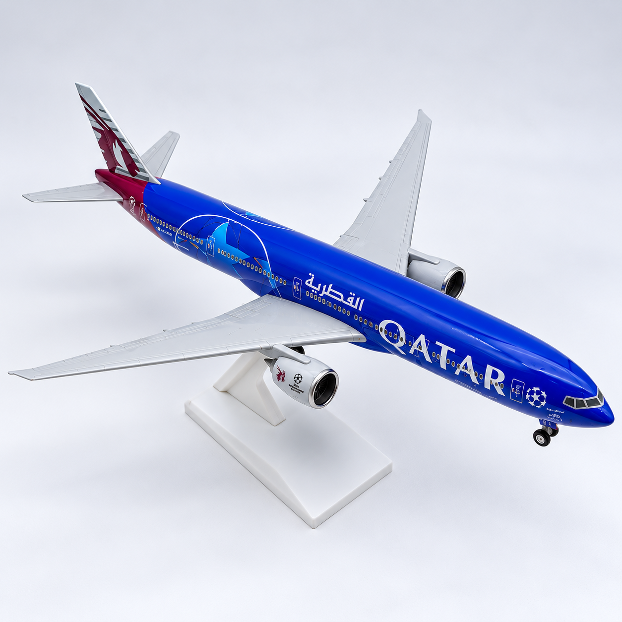 Qatar Airways Boeing 777 UEFA Champions League Model 1:250
