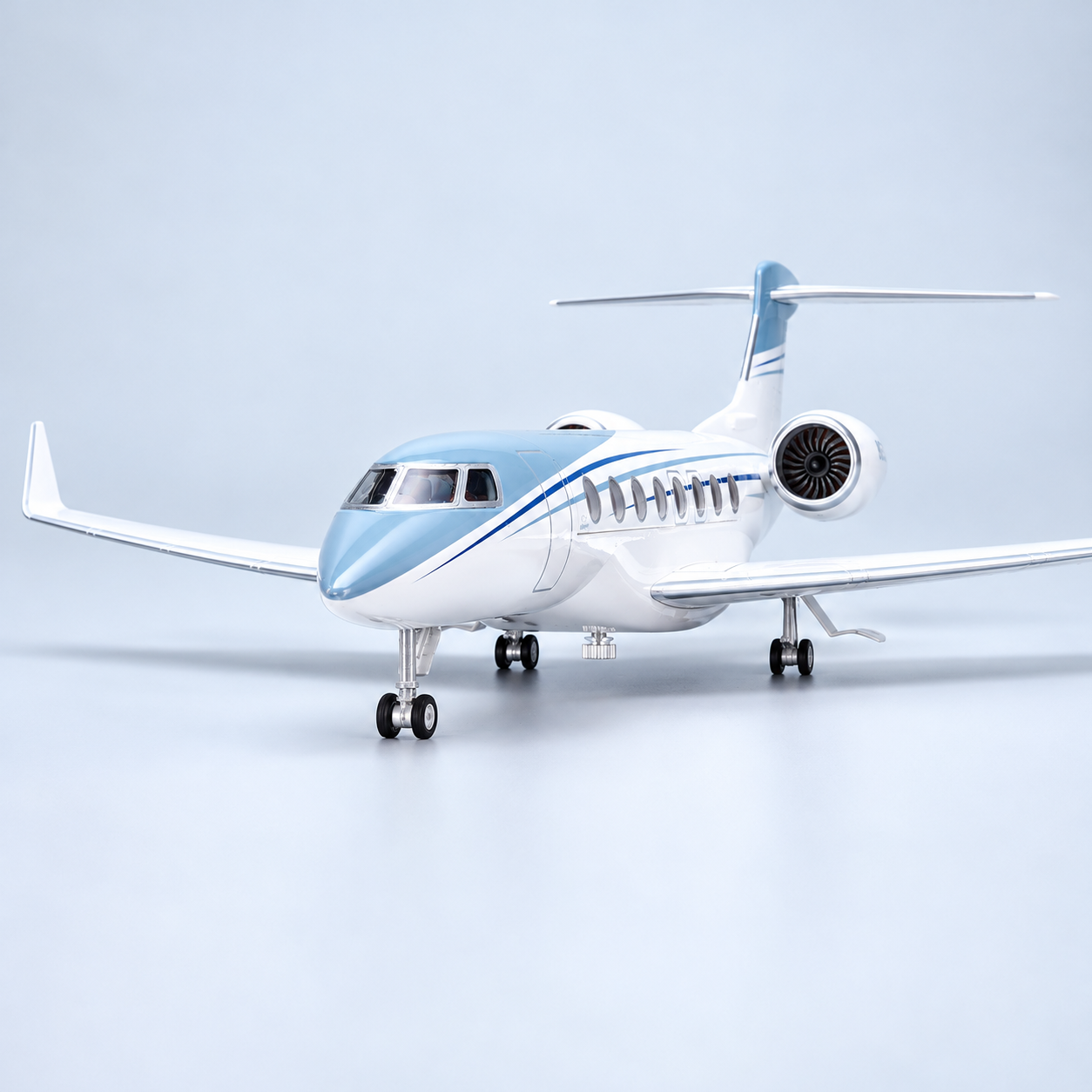 Gulfstream G650ER 1:50 Scale LED Private Jet Model