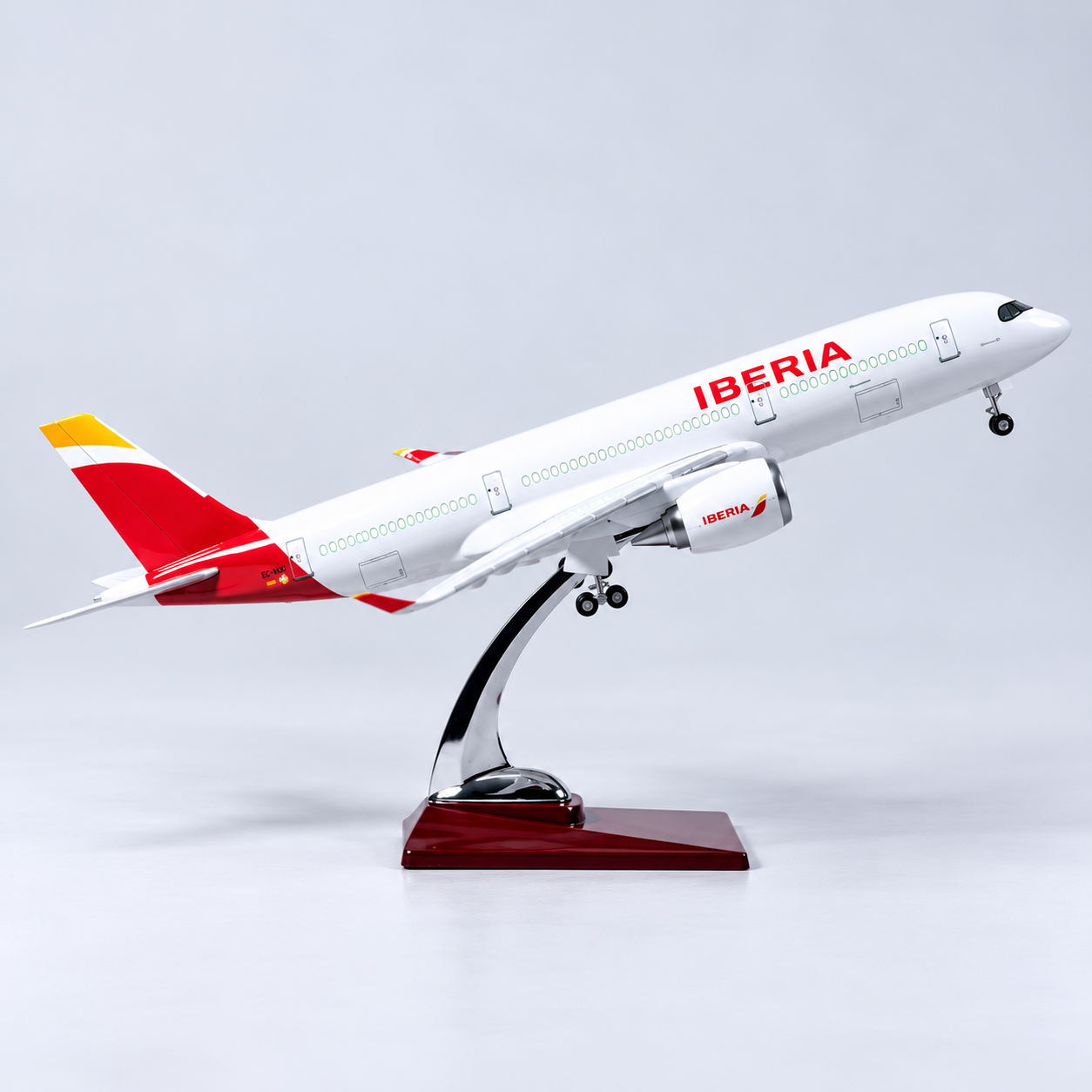 Iberia Airbus A350-900 Spain 2026 World Cup Champions Commemorative Edition 1:142 Scale LED Aircraft Model