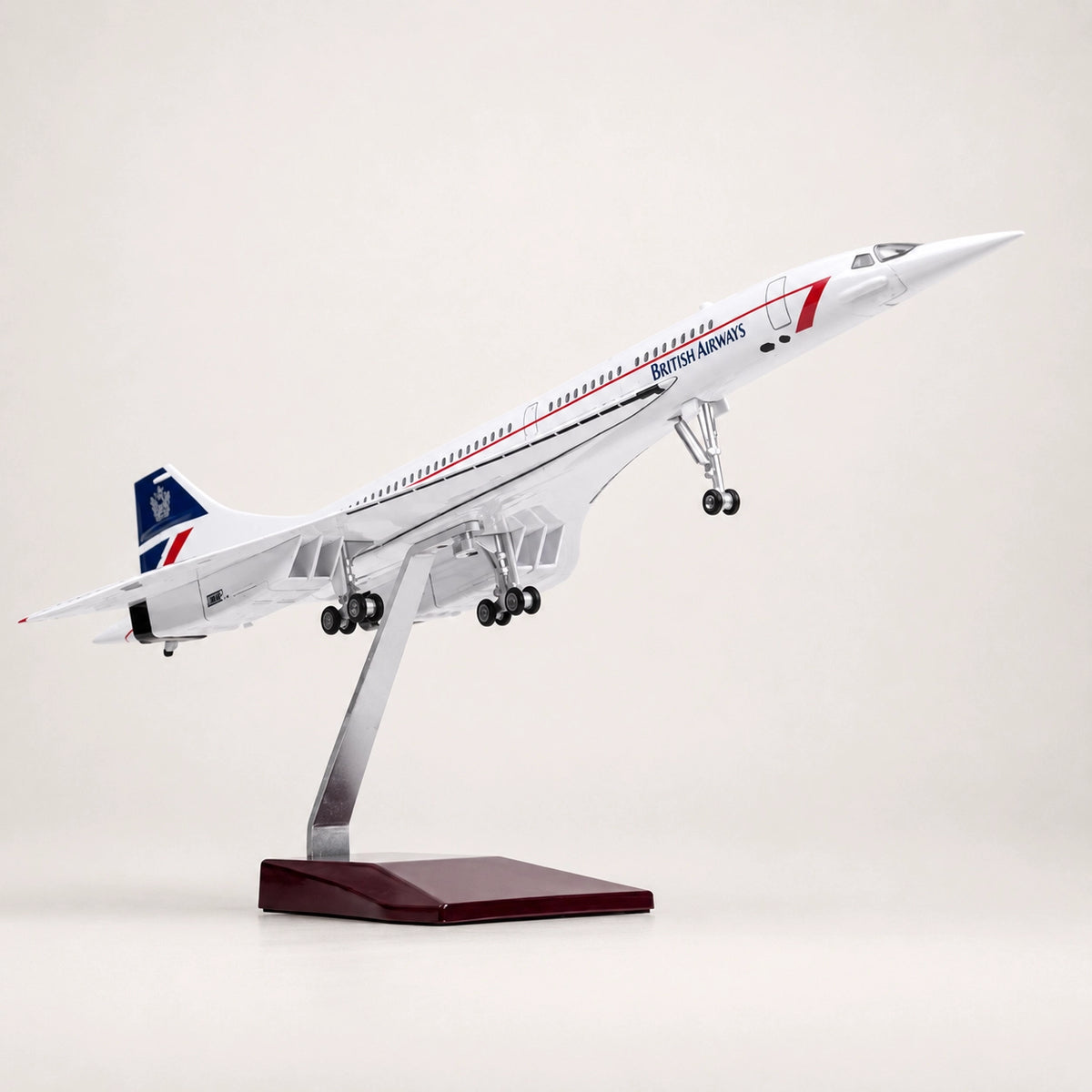 Singapore Airlines Concorde 1:125 Scale Model – 50cm Supersonic Aircraft Display Model
