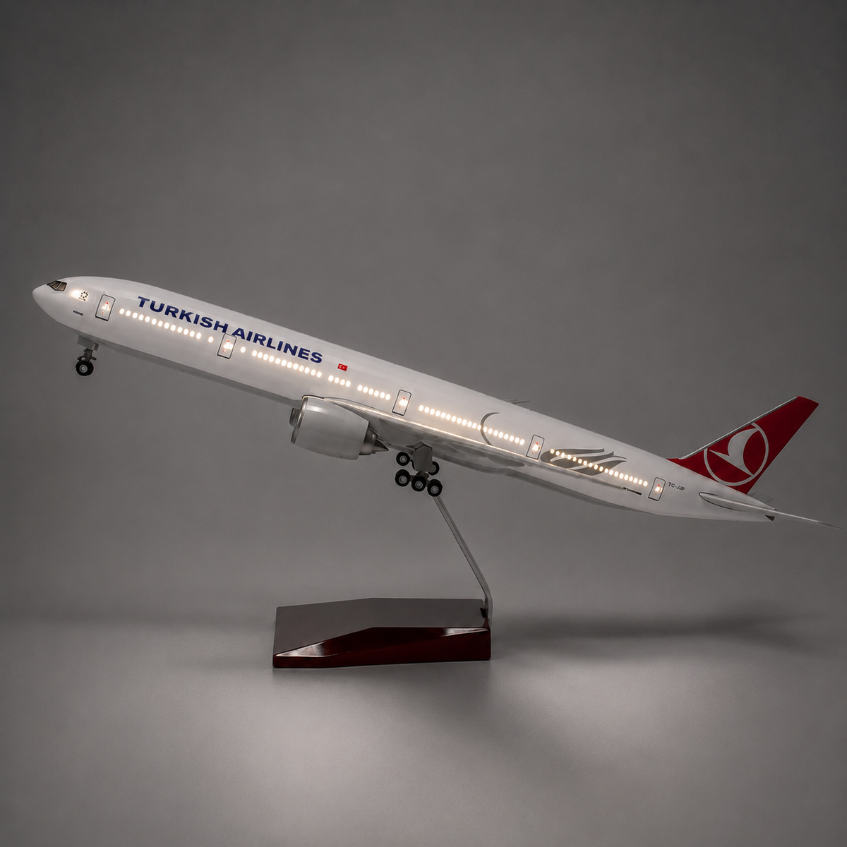 Turkish Airlines Boeing 777 1:157 Scale Aircraft Model – 47cm Premium Resin Collector Model